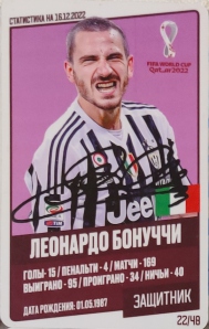 Draxsus Кубок мира 2022 (48) 22 Леонардо Бонуччи