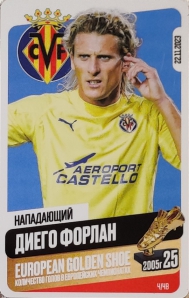 Draxsus Золотая бутса (48) 4 Диего Форлан